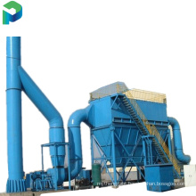 Bag house induction furnace dust collector